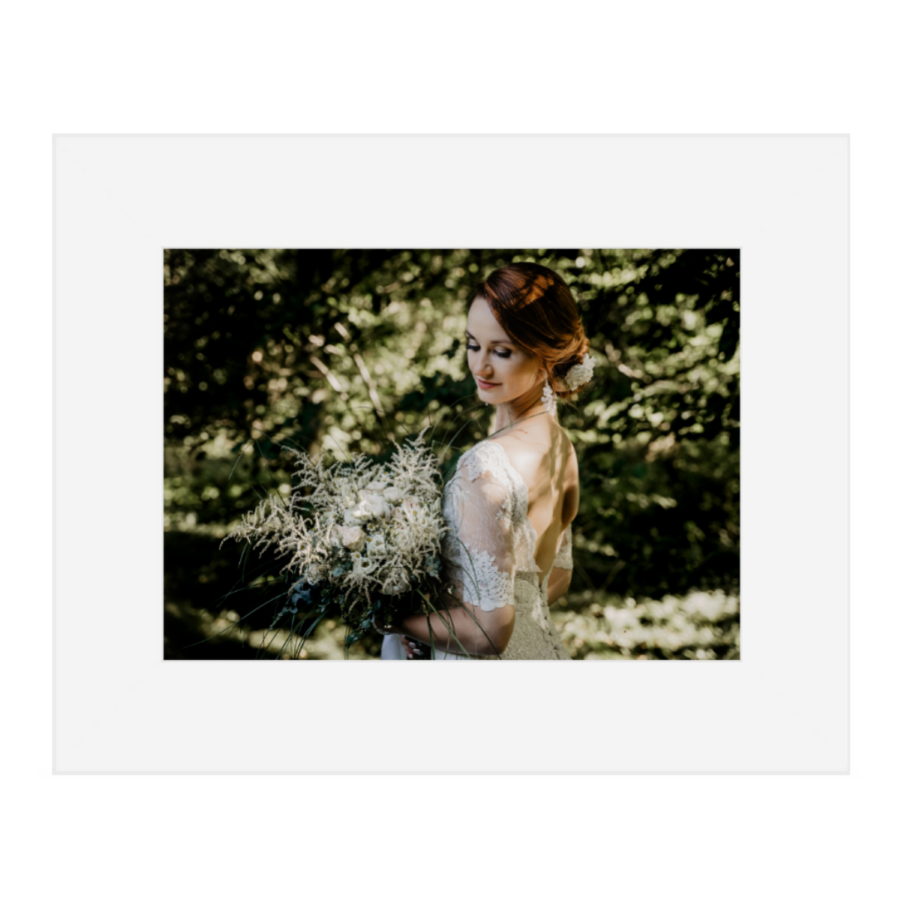Barnwood Framed Print - Double White Mat