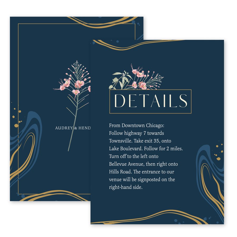Minimalist_Floral Enclosure Card Product card