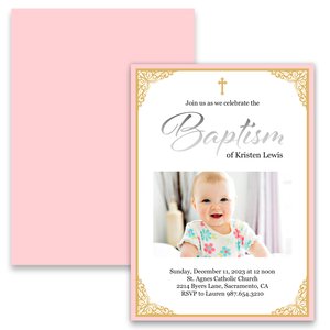 Baptism Elegant Card | Product card