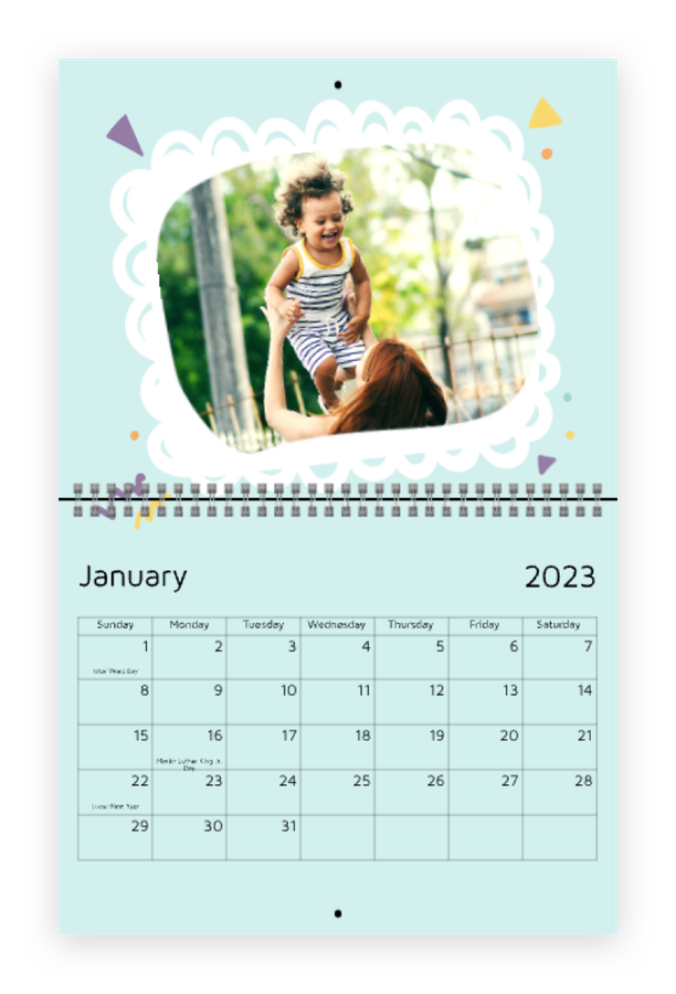 Confetti Photo Calendar | Sam's Club Photo & Customization | Product card